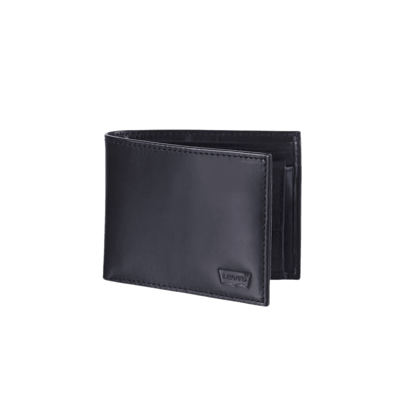 achat Portefeuilles LEVIS HUNTE COIN BIFOLD BATWIN noir face