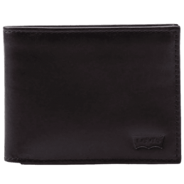 achat Portefeuilles LEVIS HUNTE COIN BIFOLD BATWIN noir dos