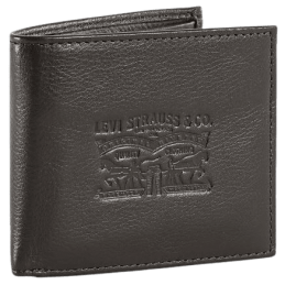 achat Portefeuilles LEVIS BIFOLD noir face