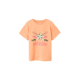 Achat t-shirt Name it Enfant NKFKINSY orange face