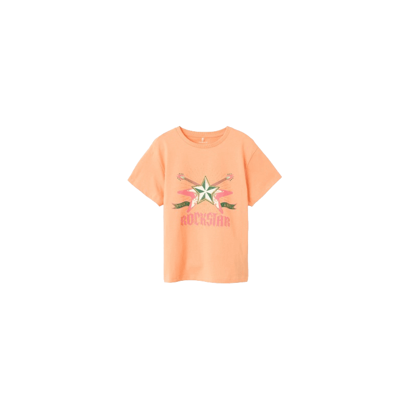 Achat t-shirt Name it Enfant NKFKINSY orange face