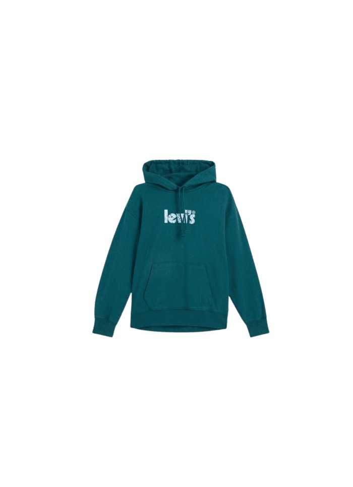 achat Sweat à capuche LEVIS femme GRAPHIC STANDARD vert face