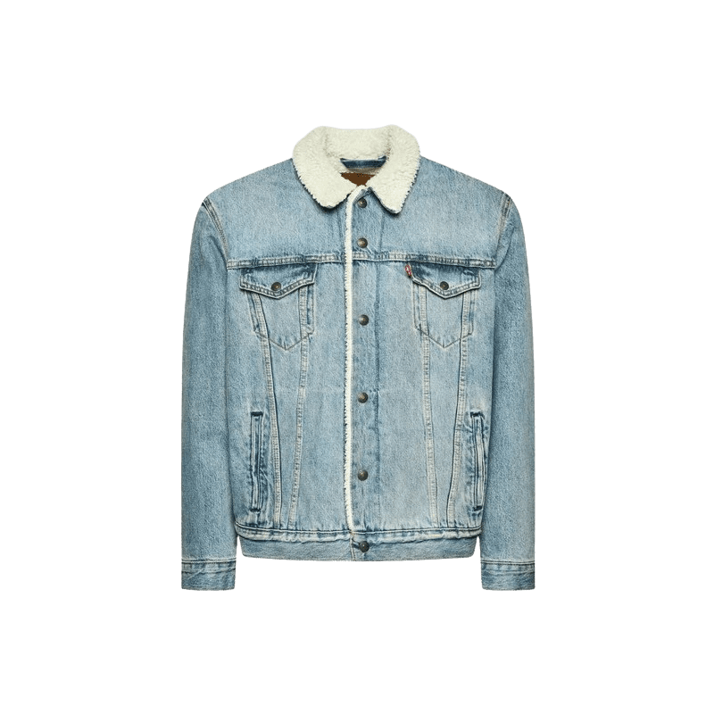 achat Veste LEVIS homme SHERPA TRUCKER bleu face