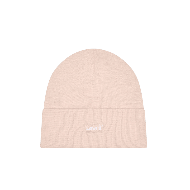 achat Bonnet LEVIS femme SLOUCHY rose face achat Bonnet LEVIS femme SLOUCHY rose face