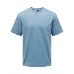 achat T-shirt Only & Sons Homme ONSFRED Bleu gris face