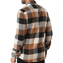 achat Chemise à carreaux Only & Sons Homme ONSGUDMUND Marron dos