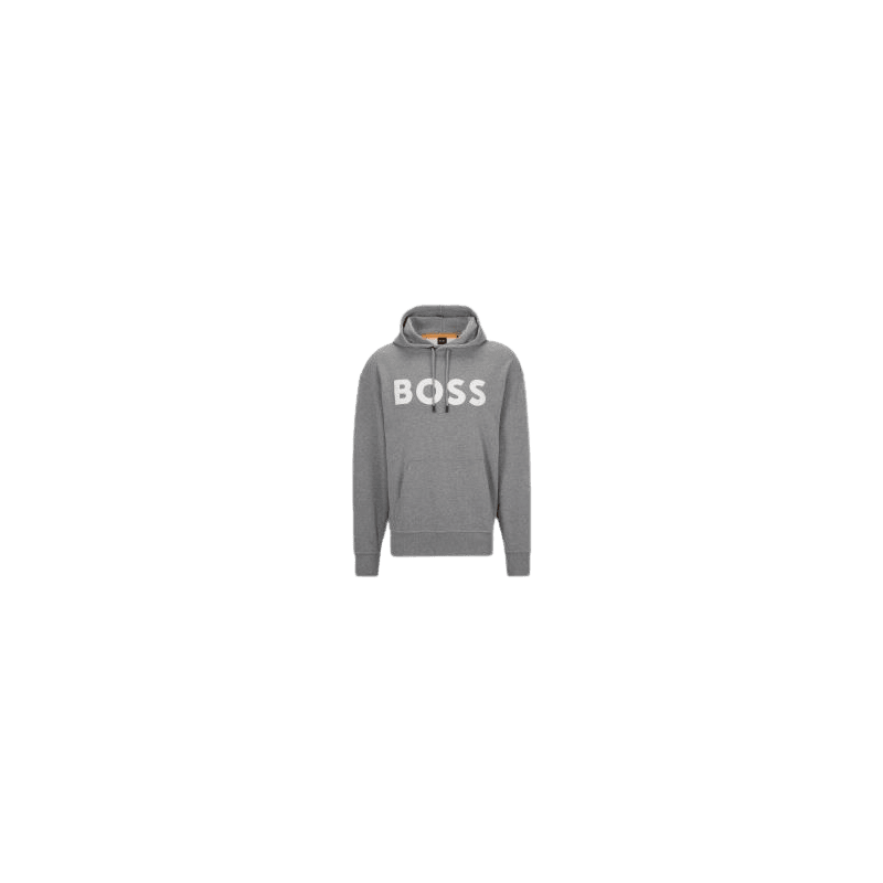 achat Sweat à capuche BOSS homme WEBASICHOOD gris face