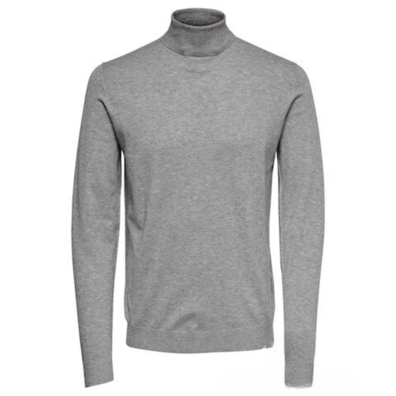 achat Pull Col montant Only & Sons Homme ONSWYLER Gris face