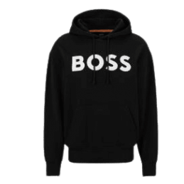 achat Sweat à capuche BOSS homme WEBASICHOOD noir face