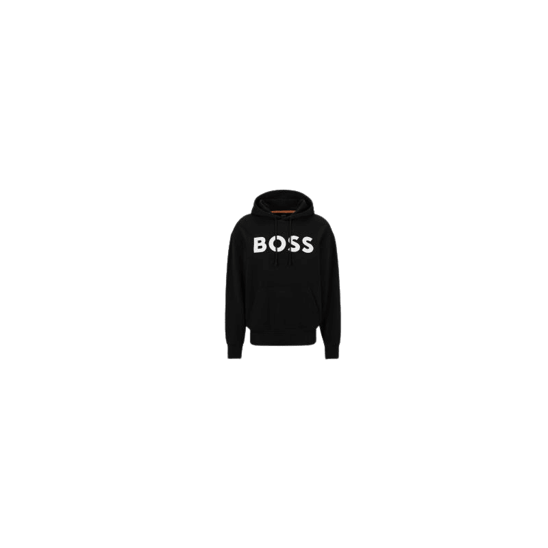 achat Sweat à capuche BOSS homme WEBASICHOOD noir face