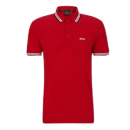 achat Polo BOSS homme PADDY rouge face