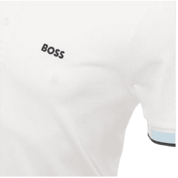 achat Polo BOSS homme PADDY blanc logo