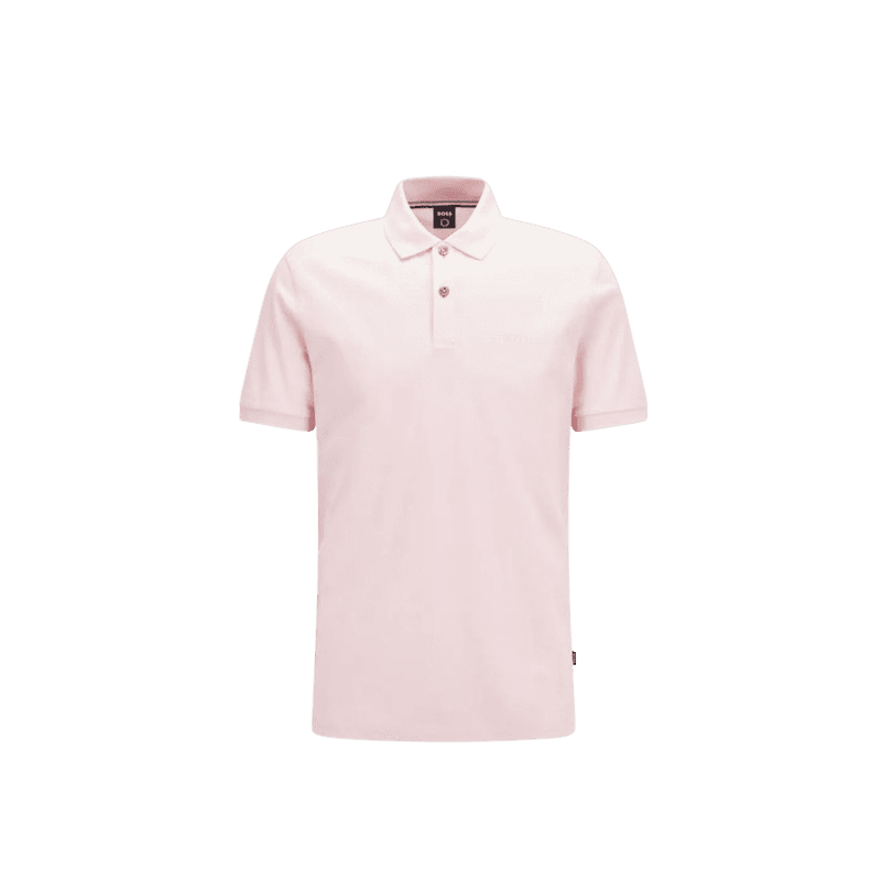 achat Polo BOSS homme PALLAS rose face
