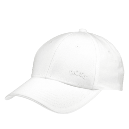achat Casquette BOSS homme BOLD-CURVED blanc face