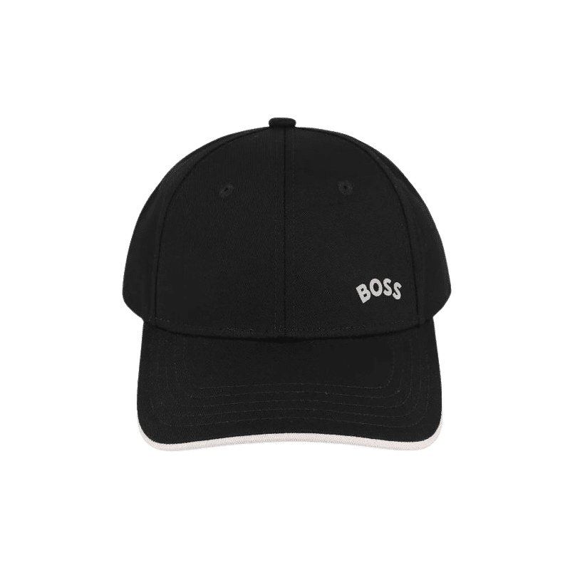 achat Casquette BOSS homme BOLD-CURVED noir face