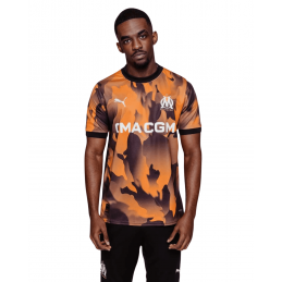 achat Maillot OM Third 2023/2024 Adulte Orange porté