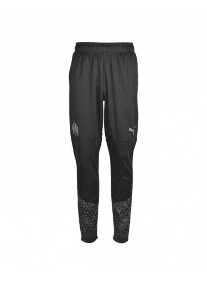 achat Pantalon training OM Puma Homme Noir/or face