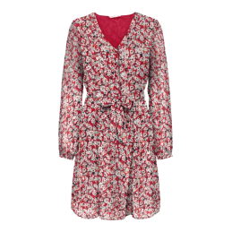 Achat robe ONLY femme ONLDANIELLE rouge/blanc face