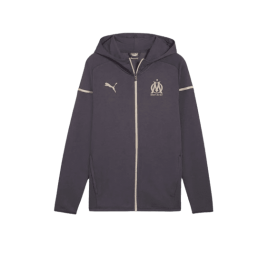 achat Veste d'entraînement PUMA homme OM gris/or face