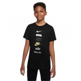 achat T-shirt à logo Nike Enfant CAMO FUTURA Noir face