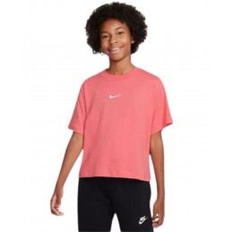 achat T-shirt Nike Enfant ESSENTIALS BOXY Rose face