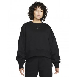 achat Sweat sportswear Nike Femme Phoenix Fleece Noir face