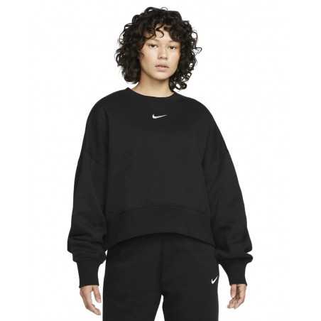 achat Sweat sportswear Nike Femme Phoenix Fleece Noir face