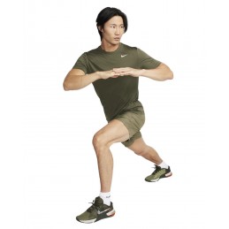 achat T-shirt d'entraînement Nike Homme Dri-Fit LEGENDE Kaki tenue