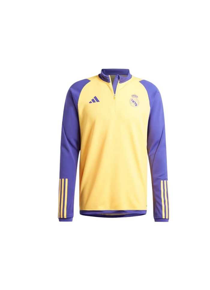 Achat haut d'entraînement Adidas homme Real Madrid jaune / violet