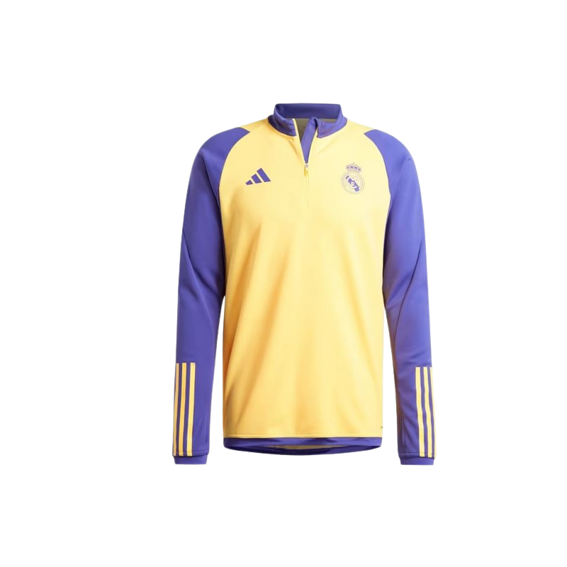 Achat haut d'entraînement Adidas homme Real Madrid jaune / violet