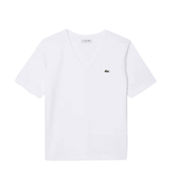 achat T-shirt LACOSTE femme RELAXED-FIT blanc face