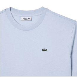 achat T-shirt LACOSTE femme RELAXED-FIT bleu logo