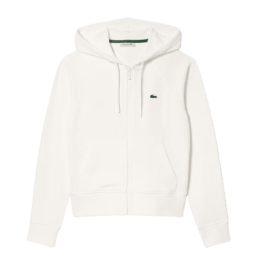 achat Veste LACOSTE femme JOGGER blanc face