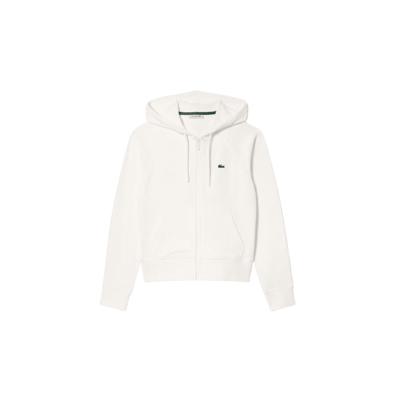 achat Veste LACOSTE femme JOGGER blanc face