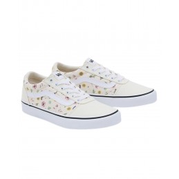 achat Baskets Vans Femme FILMORE DECON Jaune à fleurs face