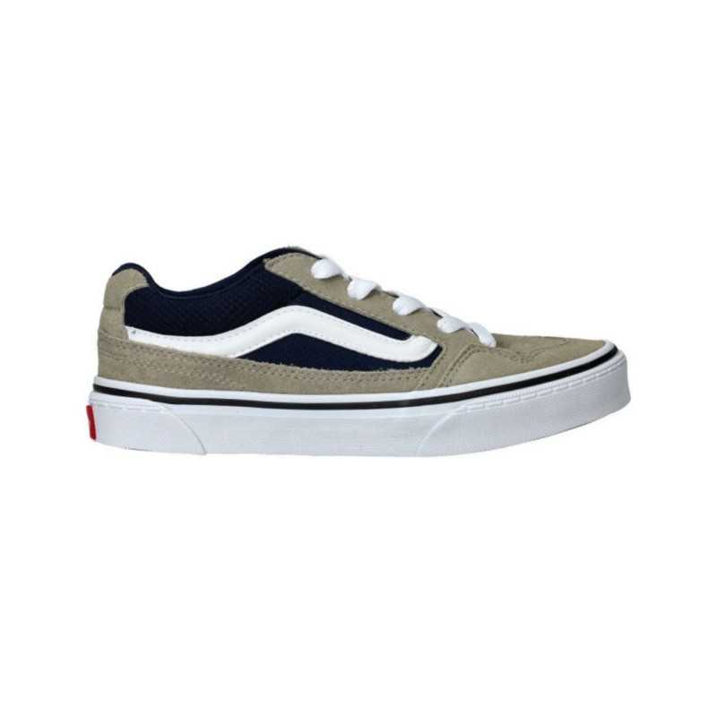 achat Baskets Vans Enfant CALDRONE SUME Gris / Bleu coté