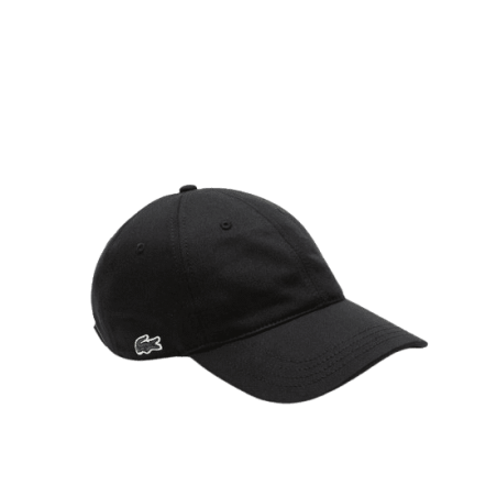 achat Casquette LACOSTE unisexe noir profil