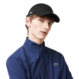 achat Casquette LACOSTE unisexe noir porté