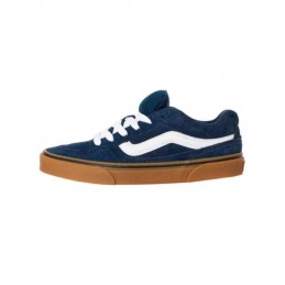 achat Baskets Vans Homme CALDRONE SUED Bleu profil