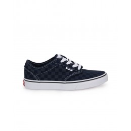 achat Baskets Vans Enfant ATWOOD Bleu carreaux coté