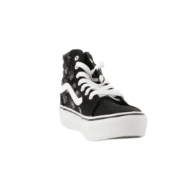 achat Baskets montantes Vans Enfant FILMORE HI PLATFORM Fleuries Noires face