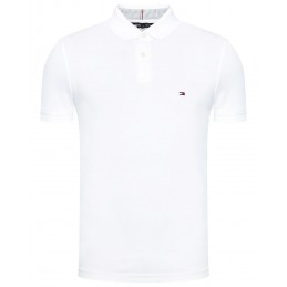 achat Polo Tommy Hilfiger Homme 1985 REGULAR Blanc face