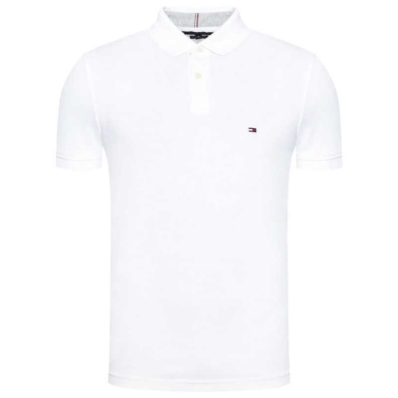 achat Polo Tommy Hilfiger Homme 1985 REGULAR Blanc face