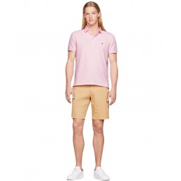 achat Polo Tommy Hilfiger Homme 1985 SLIM Rose clair tenue look