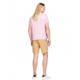 achat Polo Tommy Hilfiger Homme 1985 SLIM Rose clair dos