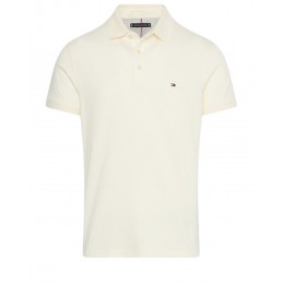 achat Polo Tommy Hilfiger Homme 1985 SLIM Beige face