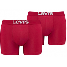 LEVIS MEN SOLID BASIC BOXER 2P