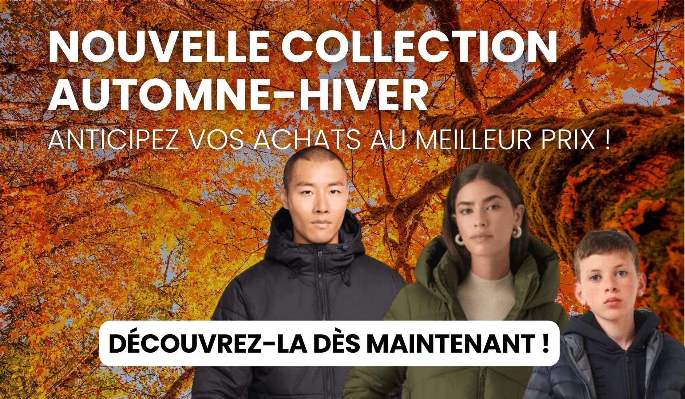 manteaux et doudounes enfant homme femme collection automne hiver 2023 clickandsport